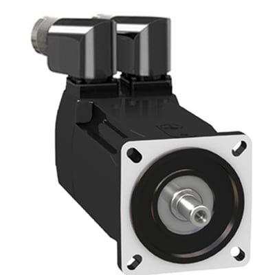 Schneider Electric Servo Motor BMH model BMH0701T06A2A med 1,4 Nm moment og 8000rpm hastighed, med IP54 kapslingsklasse.