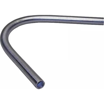 Uponor Bukkefjeder Unipipe udvendig 16 mm bøjet til at vise dens fleksibilitet og anvendelse med rør.