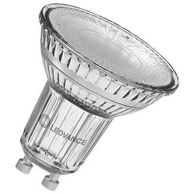 Osram LED PAR16 reflektorlyskilde på 2,6W med GU10 sokkel, lavet af glas og med 36 graders spredningsvinkel.