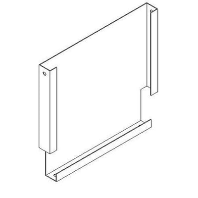 Eaton Tabula lomme til A4 dokumentation, model 220J0181, vist som en teknisk tegning af et metalbeslag.