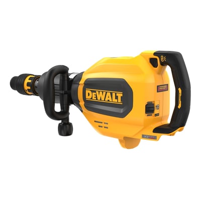 DeWalt DCH911NK-XJ 54V XR Flexvolt SDS-max nedbrydningshammer i gul og sort med ergonomisk håndtag og strømbryder.