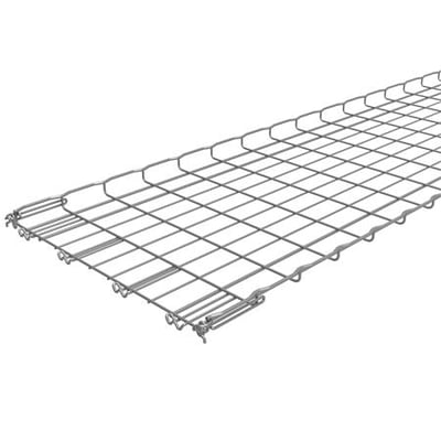 Detalje af Legrand gitterbakke FC HR ZnAL med Fasclic+ samlesystem, viser den robuste konstruktion og 30mm højde.