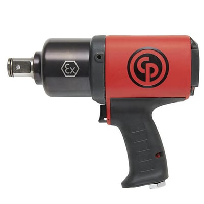 CP6778EX 1" ATEX-godkendt møtrikspænder i rød og sort med synligt EX-symbol og CP-logo.
