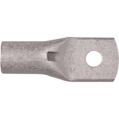 Elpress Cu-rørkabelsko KRF, fortinnet kobber, 35mm² leder og M12 laske med inspektionshul.