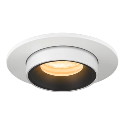 Indbygget SLV NUMINOS PROJECTOR XS i hvid, vist fra oven med 7W, 700lm og 3000K lys.
