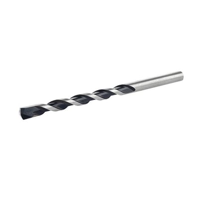 Ironside universalbor med HM-spids, 8 x 120/80 mm, set skråt med spiral og cylindrisk skaft.
