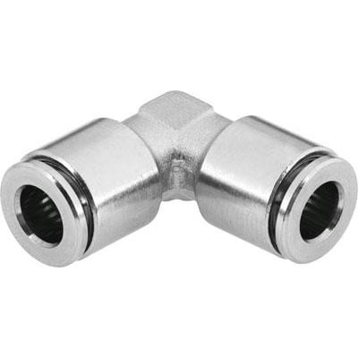 Festo NPQH-L-Q10-E-P10 vinkel-stikforbindelse i metal med push-in funktion til 9mm nominelle rør.