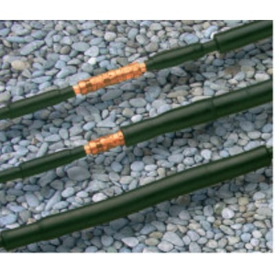 TE Connectivity Rayvolve RVS krympemuffe, Ø25-38mm og 370mm lang, til kabelsamling på stenbelægning.