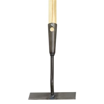 Ironside S92 skuffejern med 160 mm blad, vist tæt på samlingen mellem blad, skaft og metalstang.