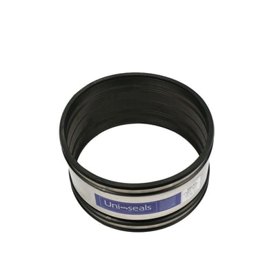 Uni-Seals Hofor kobling 365-340mm med indlæg til 315mm, velegnet til 300mm lerrør eller 315mm PVC rør.