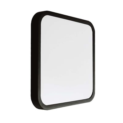V-TAC firkantet LED-loftslampe på 48 W med hvid lysflade og sort kant, set skråt forfra.