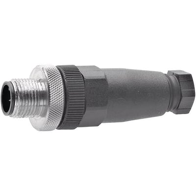Belden 4-polet M12 kabelstikprop med type-nr 933098100, viser skrueterminal og IP67 beskyttelse.