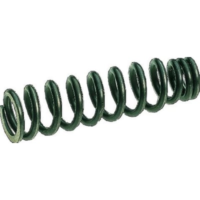 Bahco 3834-ES udkasterfjeder til hulsave, vist som en grøn, spiralformet fjeder.