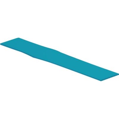 Weidmüller MultiMark TM-I 23 MM BL ledningsmærke, blå, 23x4 mm, halogenfri og uden print, leveres på rulle med 2000 stk.