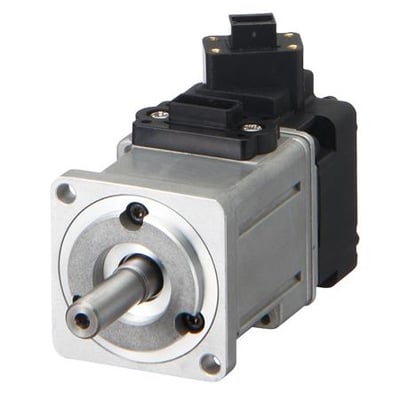 Omron G5-seriens AC-servomotor R88M-K40030H-S2, 400 W, 200 V, med 1,3 Nm moment og inkrementel encoder.