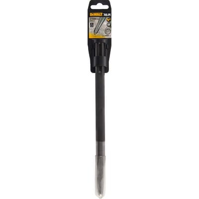 DeWalt SDS-Max spidsmejsel på 300 mm i sort og sølv, vist i sort og gul emballage.