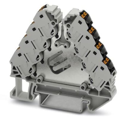 Phoenix Contact Potentialstik PTRVB 4-PV /BK med 16 push-in tilslutninger til 0,14-2,5 mm² ledere og 250V/17,5A mærkning.