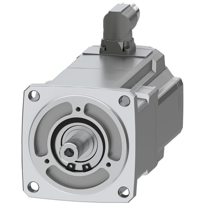 Siemens SIMOTICS S-1FK2 HD servomotor med en grå metalfinish og en roterende M17 stik-kobling på toppen.