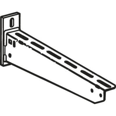 Legrand universalkonsol CRP 700-X, 700 mm bredde, designet til væg- eller loftpendel montering, med HDG finish.