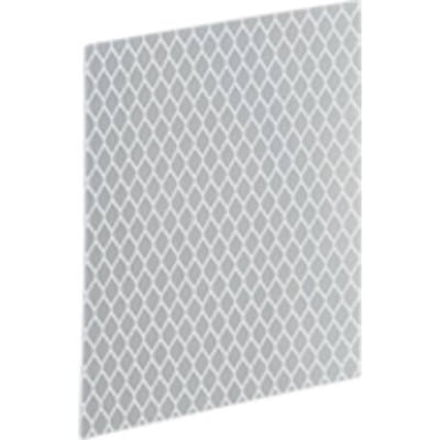 Omron E39-RS3 selvklæbende refleksbånd, 70x80mm, med et karakteristisk diamantmønster på en grå baggrund.