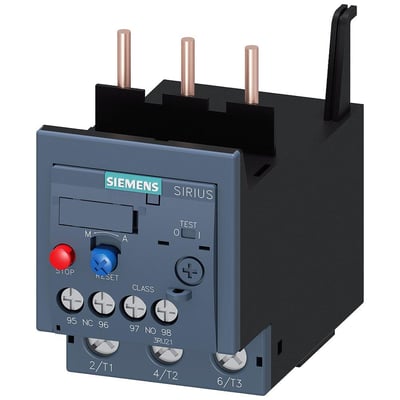 Siemens SIRIUS termisk overbelastningsrelæ, 7-10A, størrelse S2, klasse 10 med skrueklemmer til motorbeskyttelse.