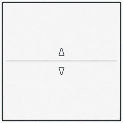 Niko tangent med op- og ned-pil symboler til trådløst 2-tryk system, hvid.