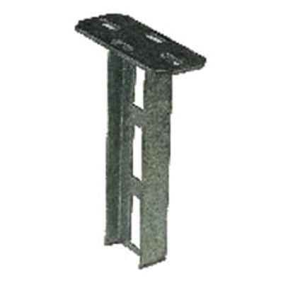 Legrand Loftpendel I80 500X i varmgalvaniseret stål, der viser en T-formet ophængningsbeslag med monteringshuller.