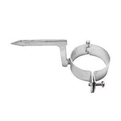 Galvaniseret hængselstift til mur, med en diameter på Ø87 mm og en bredde på 32/2 mm, inklusive rustfri skrue M6X30.