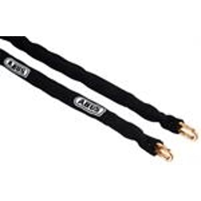 Abus sikkerhedskæde på 8 mm x 1,4 meter, lavet af hærdet stål med lærredsbeklædning.