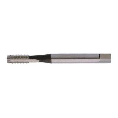 Nærbillede af Thürmer HSS spånbrydertap M12x1,75 mm med blank overflade og synlig spånbryderfunktion.