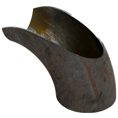 Indura svejsebøjning i stål, 88,9 mm diameter og 3,2 mm godstykkelse, perfekt til rørinstallationer.