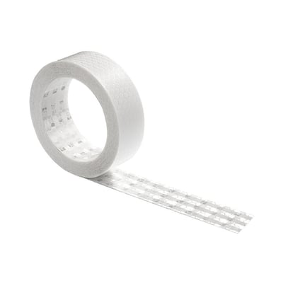 Schneider Electric refleksbånd til polariseret refleks, en rulle med hvidt reflekterende tape, der viser et sekskantet mønster.