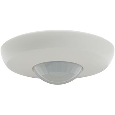 B.E.G. PD2N-KNXS-ST-DM tilstedeværelsessensor i hvid til påbygning, med KNX-secure og et detekteringsområde på Ø10m/h2,5m.