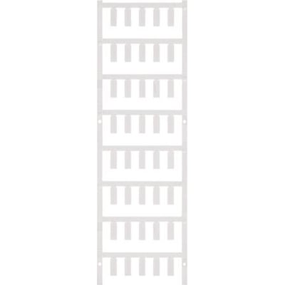 Weidmüller komponentmærke ESG 6/15 K MC i hvid, 6x15mm, lavet af polyamid 66, monteret på en MultiCard.