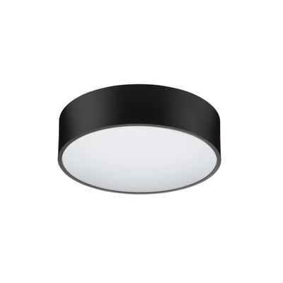 Philips Lighting TrueCircle SM250C armatur i sort aluminium med mat hvid diffuser, Ø380mm størrelse og UGR<19.