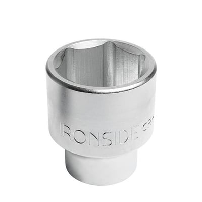 Ironside top med indvendig sekskant på 36 mm og 3/4" firkantmontering, vist skråt ovenfra.