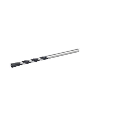 Ironside universalbor med hårdmetalspids, 5 x 85/50 mm, set skråt med spiral og cylindrisk skaft.