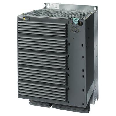 Siemens SINAMICS G120 effektmodul PM250, 75KW, 3-faset, med Klasse A filter og 4-kvadrant modul til energiregenerering.