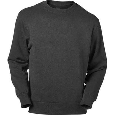 Bagfra af en mørk antracit sweatshirt fra Mascot med moderne pasform og rund halsudskæring.