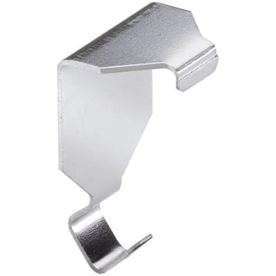 Schneider Electric monteringsclips i rustfrit stål AISI 304 med 60 mm bredde til skrueløs montering af dåseplader.