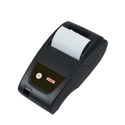 Kimo IR-printer Class 210/310, en sort bærbar infrarød termoprinter med en hvid papirrulle synlig øverst.