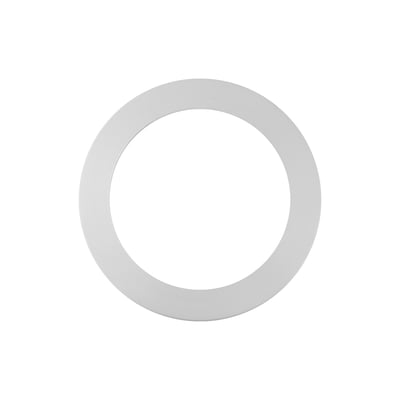 Ledvance Downlight Universal dekorationsring på 200 mm i hvid, vist forfra med rund form og stor åbning.