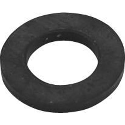 En sort EPDM gummipakning på 1/2'' med en indre diameter på 12 mm, vist isoleret på en lys baggrund.