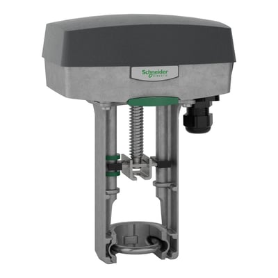 Schneider Electric M400-S2 ventilmotor til globe ventiler, 400N, 24VAC/DC med multisignalkontrol og IP54 beskyttelse.