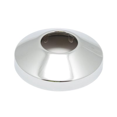 Forkromet roset i messing til 32mm afgangsrør, fremstillet af messing med en skinnende overflade.