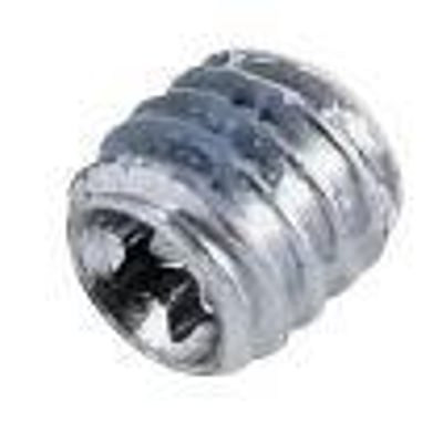 Et Cubic spændestykke til 50mm rør, vist tæt på med synlige gevind og stjerneskruetrækkerhoved.