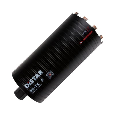 Distar diamantkernebor RS-TX Ø172 mm til tørboring i beton med soft slag og 5/4 UNC gevind.