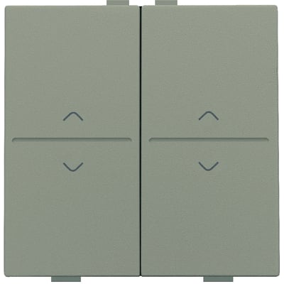 Niko tangent i bronze med pil-symboler til trådløst 4-tryk system, vist på hvid baggrund.