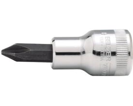 Bahco 1/2" PH3 skruetrækkertop med en længde på 60 mm, fremstillet i poleret højtlegeret stål.
