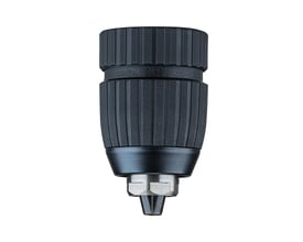 Selvspændende borepatron Røhm Extra80-RV i sort kunststof med et spændvidde på 1,5-13mm og 1/2X20 gevind.